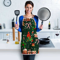 Love Cardinal Xmas Christmas Apron Xmas Holiday Patterns - Wonder Print Shop