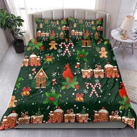 Love Cardinal Xmas Christmas Bedding Set Xmas Holiday Patterns - Wonder Print Shop