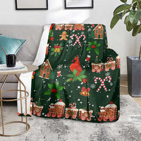 Love Cardinal Xmas Christmas Blanket Xmas Holiday Patterns - Wonder Print Shop