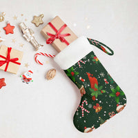 Love Cardinal Xmas Christmas Stocking Xmas Holiday Patterns - Wonder Print Shop