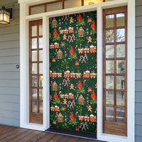Love Cardinal Xmas Christmas Door Cover Xmas Holiday Patterns - Wonder Print Shop