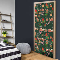 Love Cardinal Xmas Christmas Door Cover Xmas Holiday Patterns - Wonder Print Shop