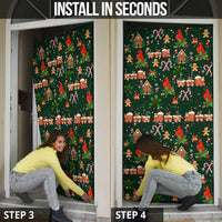 Love Cardinal Xmas Christmas Door Cover Xmas Holiday Patterns - Wonder Print Shop