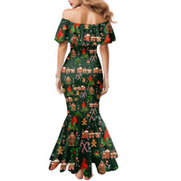 Love Cardinal Xmas Christmas Family Matching Mermaid Dress and Hawaiian Shirt Xmas Holiday Patterns - Wonder Print Shop