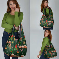 Love Cardinal Xmas Christmas Grocery Bag Xmas Holiday Patterns - Wonder Print Shop