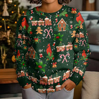 Love Cardinal Xmas Christmas Kid Ugly Christmas Sweater Xmas Holiday Patterns - Wonder Print Shop