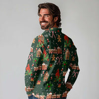 Love Cardinal Xmas Christmas Long Sleeve Polo Shirt Xmas Holiday Patterns - Wonder Print Shop