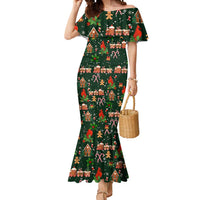 Love Cardinal Xmas Christmas Mermaid Dress Xmas Holiday Patterns - Wonder Print Shop