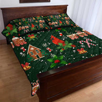 Love Cardinal Xmas Christmas Quilt Bed Set Xmas Holiday Patterns - Wonder Print Shop