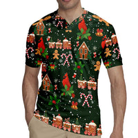 Love Cardinal Xmas Christmas Rugby Jersey Xmas Holiday Patterns - Wonder Print Shop