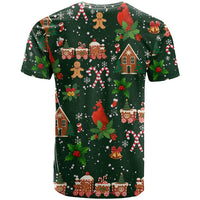 Love Cardinal Xmas Christmas T Shirt Xmas Holiday Patterns - Wonder Print Shop