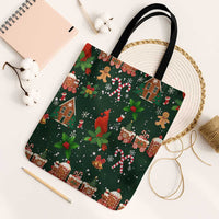 Love Cardinal Xmas Christmas Tote Bag Xmas Holiday Patterns - Wonder Print Shop