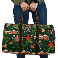 Love Cardinal Xmas Christmas Travel Bag Xmas Holiday Patterns - Wonder Print Shop