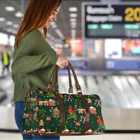 Love Cardinal Xmas Christmas Travel Bag Xmas Holiday Patterns - Wonder Print Shop