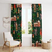 Love Cardinal Xmas Christmas Window Curtain Xmas Holiday Patterns - Wonder Print Shop