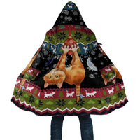 Cat Hanging on Xmas Tree Christmas Cloak Xmas Holiday Patterns - Wonder Print Shop