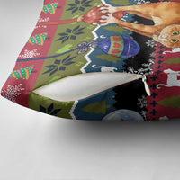 Cat Hanging on Xmas Tree Christmas Pillow Cover Xmas Holiday Patterns - Wonder Print Shop