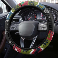 Cat Hanging on Xmas Tree Christmas Steering Wheel Cover Xmas Holiday Patterns - Wonder Print Shop