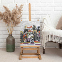 Black History Fight Like A Girl Canvas Wall Art African Feminist Icons and Bold Retro Art Style - Wonder Print Shop