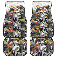 Black History Fight Like A Girl Car Mats African Feminist Icons and Bold Retro Art Style - Wonder Print Shop