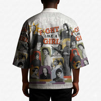 Black History Fight Like A Girl Kimono African Feminist Icons and Bold Retro Art Style - Wonder Print Shop