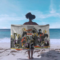 Black History Fight Like A Girl Sarong African Feminist Icons and Bold Retro Art Style - Wonder Print Shop