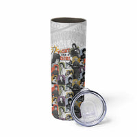 Black History Fight Like A Girl Skinny Tumbler African Feminist Icons and Bold Retro Art Style - Wonder Print Shop