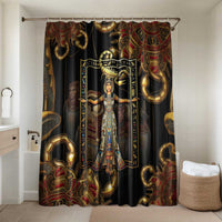 Serket Ancient Egyptian Bathroom Set with Canopic Jars and Scorpion Motif in Protection