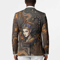 Serket Egyptian Blazer Jeweled Scorpion and Cobweb Motif in Mystical Egyptian