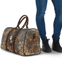 Serket Egyptian Travel Bag Jeweled Scorpion and Cobweb Motif in Mystical Egyptian