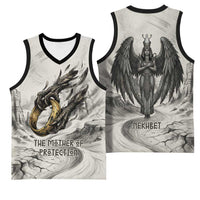 Nekhbet Egyptian Basketball Jersey Vulture Goddess Mother of Protection Wings Claws Desert