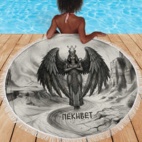 Nekhbet Egyptian Beach Blanket Vulture Goddess Mother of Protection Wings Claws Desert