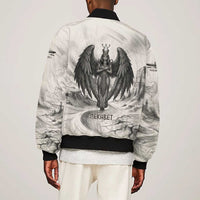 Nekhbet Egyptian Bomber Jacket Vulture Goddess Mother of Protection Wings Claws Desert