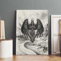 Nekhbet Egyptian Canvas Wall Art Vulture Goddess Mother of Protection Wings Claws Desert