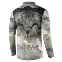 Nekhbet Button Sweatshirt Vulture Goddess Eye of Protection Sovereign of Upper Egypt
