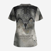 Nekhbet Scrub Top Vulture Goddess Eye of Protection Sovereign of Upper Egypt