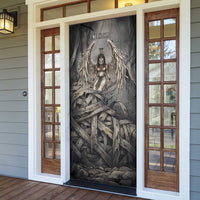 Nephthys Door Cover Mistress of the House Egyptian Goddess Wings