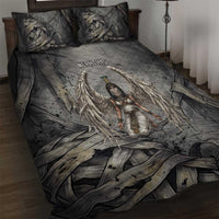 Nephthys Quilt Bed Set Mistress of the House Egyptian Goddess Wings