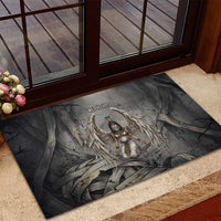 Nephthys Rubber Doormat Mistress of the House Egyptian Goddess Wings