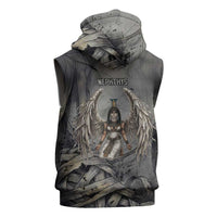Nephthys Sleeveless Hoodie Mistress of the House Egyptian Goddess Wings
