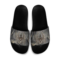 Nephthys Slide Sandals Mistress of the House Egyptian Goddess Wings