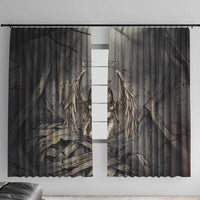 Nephthys Window Curtain Mistress of the House Egyptian Goddess Wings