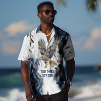 Nephthys Egyptian Hawaiian Shirt The Dark Sister Falcon Wings Moon Veil