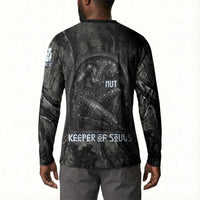 Nut Button Sweatshirt Egyptian Keeper of Souls Celestial Stairway Ascension Path Cosmic Goddess of the Night Sky
