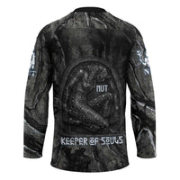 Nut Hockey Jersey Egyptian Keeper of Souls Celestial Stairway Ascension Path Cosmic Goddess of the Night Sky