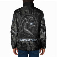 Nut Padded Jacket Egyptian Keeper of Souls Celestial Stairway Ascension Path Cosmic Goddess of the Night Sky