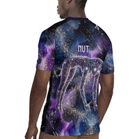 Nut Egyptian Rugby Jersey She Who Bore the Gods Galactic Vessel Cosmic Goddess Star Map