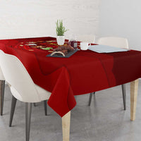 Chinese Zodiac Happy New Year Tablecloth Festive Cartoon Illustration Style
