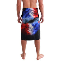 USA 250th Anniversary Celebration Lavalava Patriotic Smoke Burst Art Style
