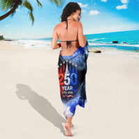USA 250th Anniversary Celebration Sarong Patriotic Smoke Burst Art Style